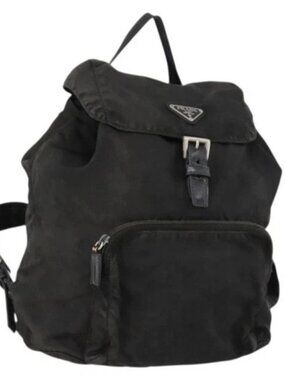 Prada | Bags | Prada Backpack Nylon Pink Silver Auth 8967  display picture 1